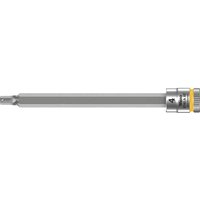 Wera 8740 A HF Zyklop 1/4" Drive Long Hexagon Socket Bit Metric