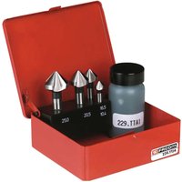 Facom 229.TTJ4 5 Piece Countersink Drill Bit and Lubricant Set