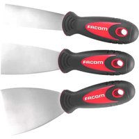 Facom 237.J1 3 Piece Flexible Stainless Steel Scraper Set