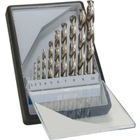 Bosch PRO Robust Line 10 Piece HSS-G Drill Bit Set