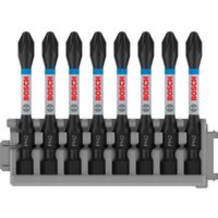 Bosch PRO 8 Piece Impact Control Phillips PH2 Screwdriver Bit Set
