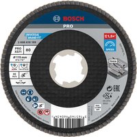 Bosch PRO X Lock Zirconium Abrasive Flap Disc