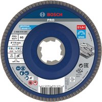 Bosch PRO X Lock Zirconium Abrasive Straight Flap Disc