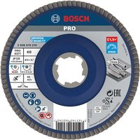 Bosch PRO X Lock Zirconium Abrasive Straight Flap Disc