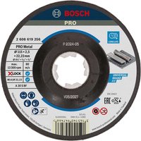 Bosch PRO X Lock Depressed Centre Cutting Disc for Metal