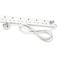 Draper 6 Socket Protected Extension Lead 240v