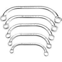 Facom 57.JE5 5 Piece Half Moon Ring Spanner Set