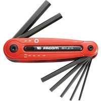 Facom 86H.JE7A 7 Piece Folding Hex Key Set