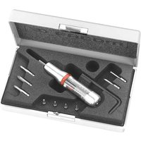 Facom Torque Screwdriver Set Torque Screwdriver, 4-20cN.m, 1.8 mm;2.5 mm;PH 9;1.3;1.5;2;PZ 0;1;2 Drive