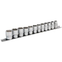 Sealey 9 Piece 3/8" Drive Hexagon WallDrive Socket Set
