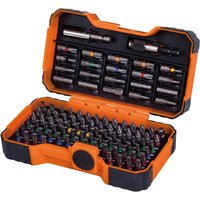 Bahco 59/S100BC 100 Piece Colour Coded Screwdriver Bit Set