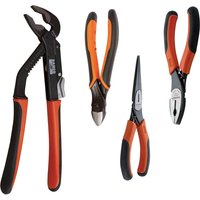 Bahco 4 Piece Ergo Handle Plier Set