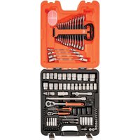 Bahco S106 106 Pieces 1/4 and 1/2" Drive Socket and Spanner Set
