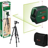Bosch ADVANCEDLEVEL 2G Cross Line Green Laser Level and Tripod Set
