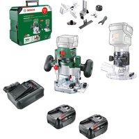 Bosch ADVANCEDTRIMROUTER 18V-8 P4A 18v Cordless Trim Router with Plunge Attachment