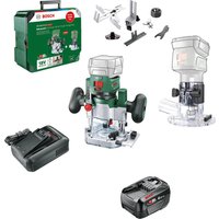 Bosch ADVANCEDTRIMROUTER 18V-8 P4A 18v Cordless Trim Router with Plunge Attachment