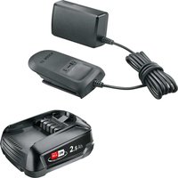 Bosch Genuine GREEN P4A 18v Cordless Li-ion Battery 2.5ah and Standard Charger Starter Set