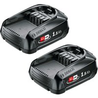 Bosch Genuine GREEN P4A 18v Cordless Li-ion Twin Battery Pack 1.5ah