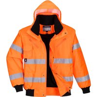 Oxford Weave 300D Class 3 Hi Vis Bomber Jacket