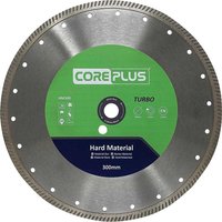 CorePlus HM300 Hard Material Turbo Diamond Blade 300mm CORDBHM300