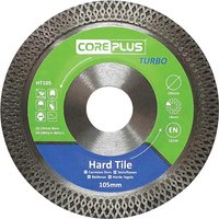 CorePlus HT105 Hard Tile Turbo Diamond Blade 105mm CORDBHT105
