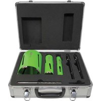 CorePlus DCDKIT7 Diamond Dry Core Drill Bit Set, 7 Piece CORDCDKIT7