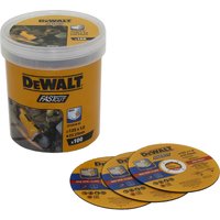 DeWalt Fast Cut Steel Cutting Discs Tub