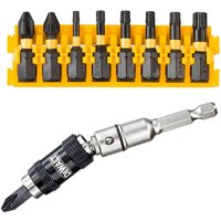 DeWalt 10 Piece Impact Screwdriver Angled Bit Holder Set