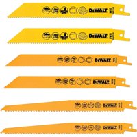 DeWalt DT2444 6 Piece Extreme Reciprocating Sabre Saw Blade Set