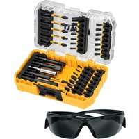DeWalt 38 Piece FlexTorq Impact Screwdriver Bit Set and Safety Glasses