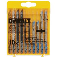 DeWalt Extreme 10 Piece Multi-Material Jigsaw Blades Set