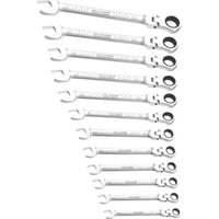 Expert by Facom 12 Piece Flexible Ratchet Head Combination Spanner Set