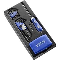 Expert by Facom 74 Piece Ratchet Screwdriver and Allen Key Set Metric in Module Tray