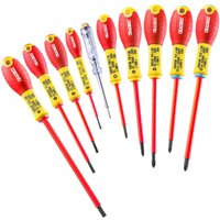 Expert E160912 Insulated Screwdriver Set,10 Piece E160912