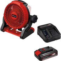 Einhell GE-CF 18/2200 Li 18v Cordless Air Fan 1 x 2.5ah Li-ion Battery Charger