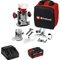 Einhell Professional TP-RO 18 Li BL 18v Cordless Brushless Plunge and Trim Router Kit