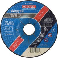 My Tool Shed Enjoy 37% Discount on Faithfull Depressed Centre Metal Grinding Disc