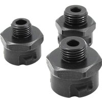 Faithfull 3 Piece Quick Release Holesaw Arbor Nut Set