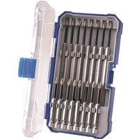 Faithfull 16 Piece Long Impact Screwdriver Bit Set