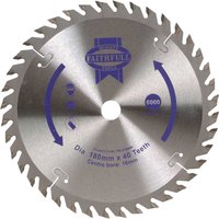 Faithfull Fine Cross Cut TCT Circular Saw Blade