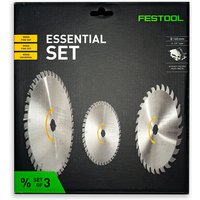 Festool F-KSB-SORT/3 168mm Circular Saw Blade 3 Piece Set