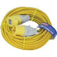 Faithfull Trailing Lead 16 Amp 2.5mm Cable 110 Volt