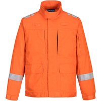 BizFlame Plus Lightweight Stretch Panelled Jacket Orange 3XL
