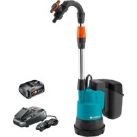 Gardena 2000/2 P4A 18v Cordless Rainwater Submersible Water Butt Tank Pump