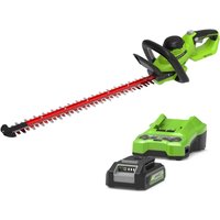 Greenworks GWHT24L 24v Cordless Brushless Hedge Trimmer 610mm
