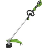 Greenworks GD24X2TX 48v Cordless Brushless Grass Trimmer 400mm (Attachment Compatible) No Batteries No Battery Charger