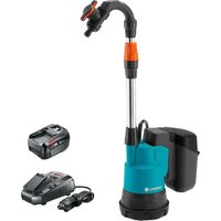 Gardena 2000/2 P4A 18v Cordless Rainwater Submersible Water Butt Tank Pump