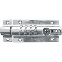 Squire CombiBolt 4 Re-Codable Locking Bolt Chrome 120mm COMBI4CH