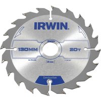 Irwin IRWIN® Construction Circular Saw Blade 130 x 20mm x 20T ATB 1897087