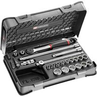 Facom J.430BSP 35 Piece 3/8" Drive Bi Hexagon Socket Set